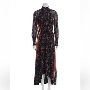 ME+EM floral print long dress